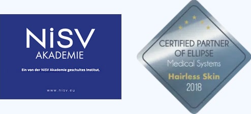 Laser Haarentfernung zertifiziert NiSV und Ellipse Trier
